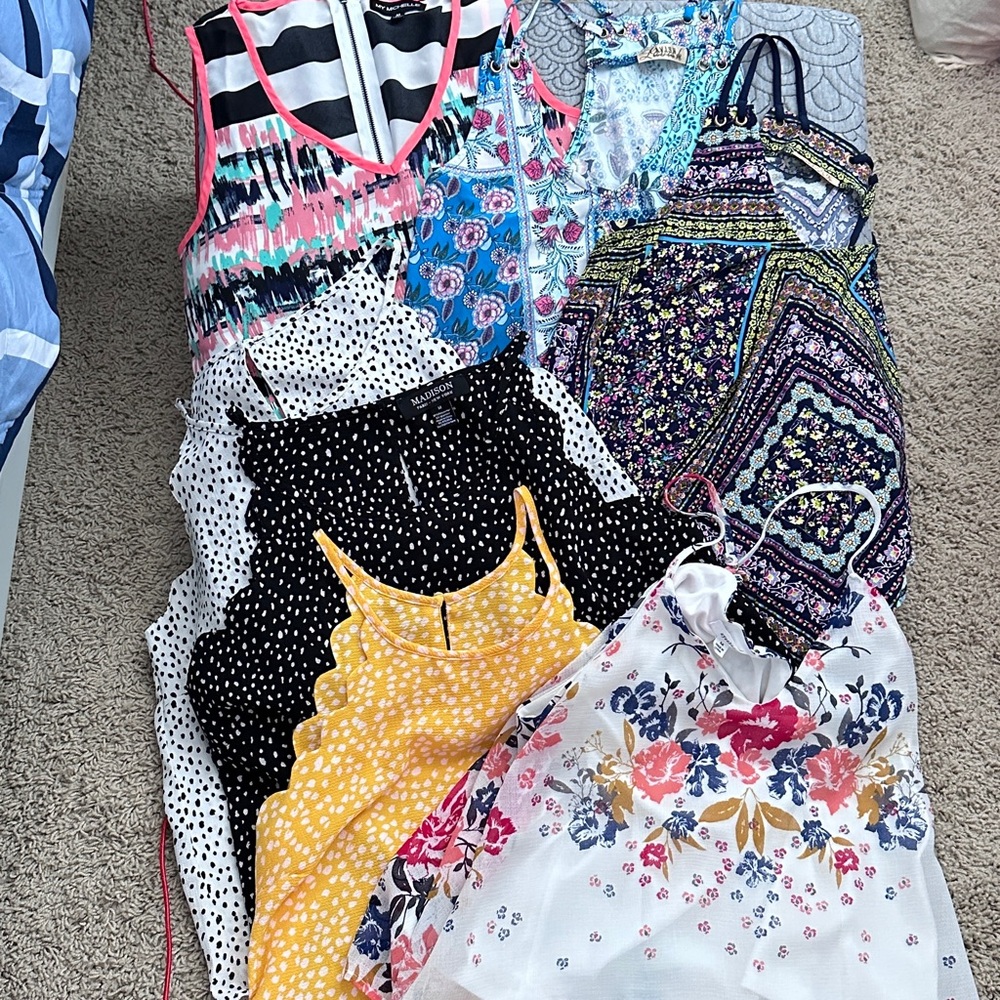 Colorful Patterned Top Collection Bundle - image 1